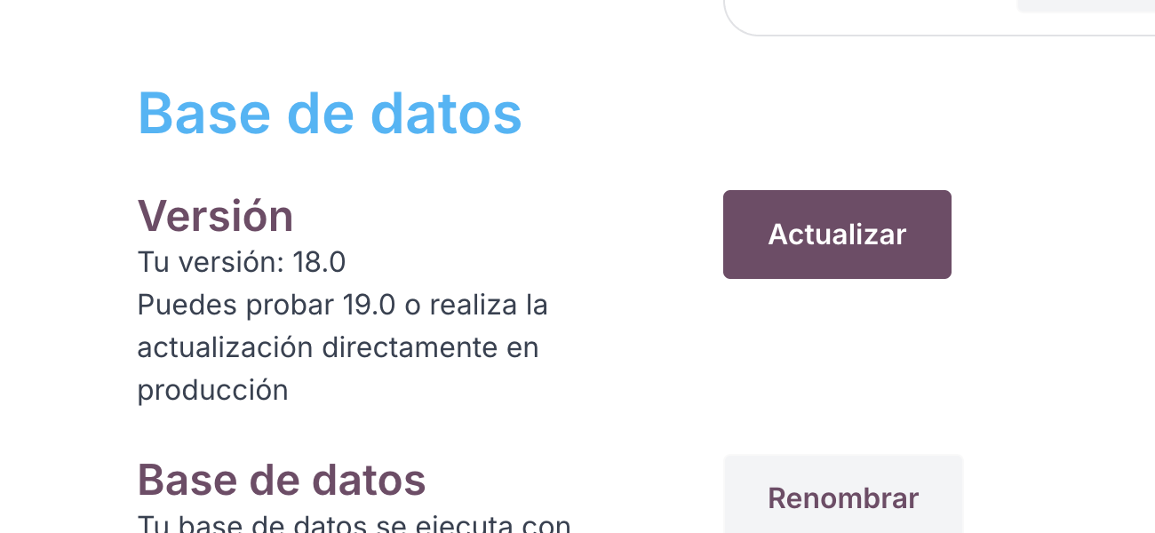 Acceder al gestor de base de datos